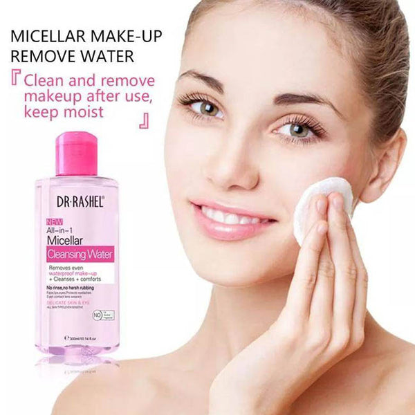 Dr Rashel | All in 1 Micellar Cleansing Water | 100ml | Best Price in Pakistan original skincare product Pakistan مرکزی تصویر