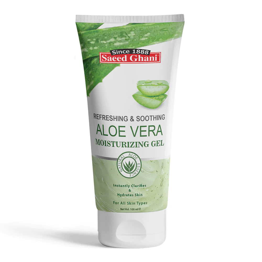 Saeed Ghani | Aloe Vera Soothing & Moisturizing Gel Tube 100Ml | Best Price in Pakistan original skincare product Pakistan Main image