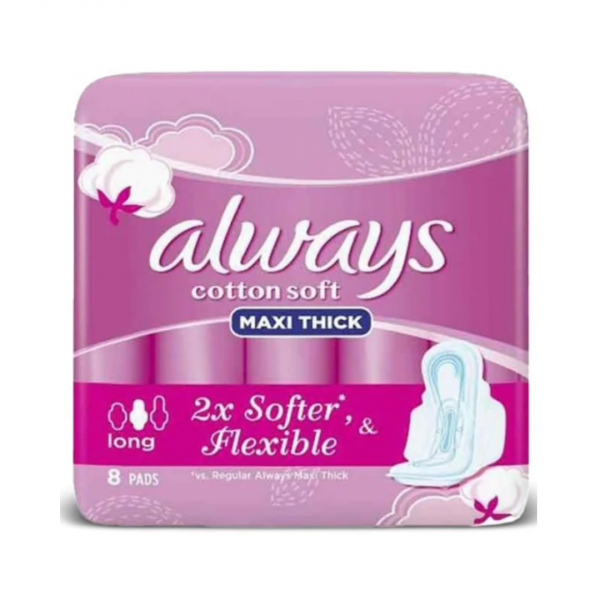 Always Pad Cotton Soft Maxi Thick Long 6'S | Best Price in Pakistan original skincare product Pakistan