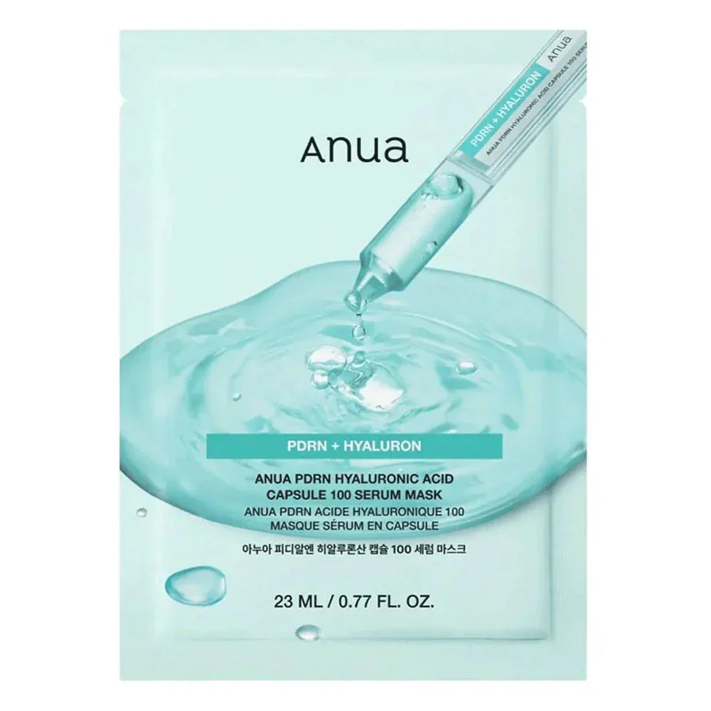 Anua | PDRN Hyaluronic Acid Capsule 100 Serum Mask 23ml | Best Price in Pakistan original skincare product Pakistan