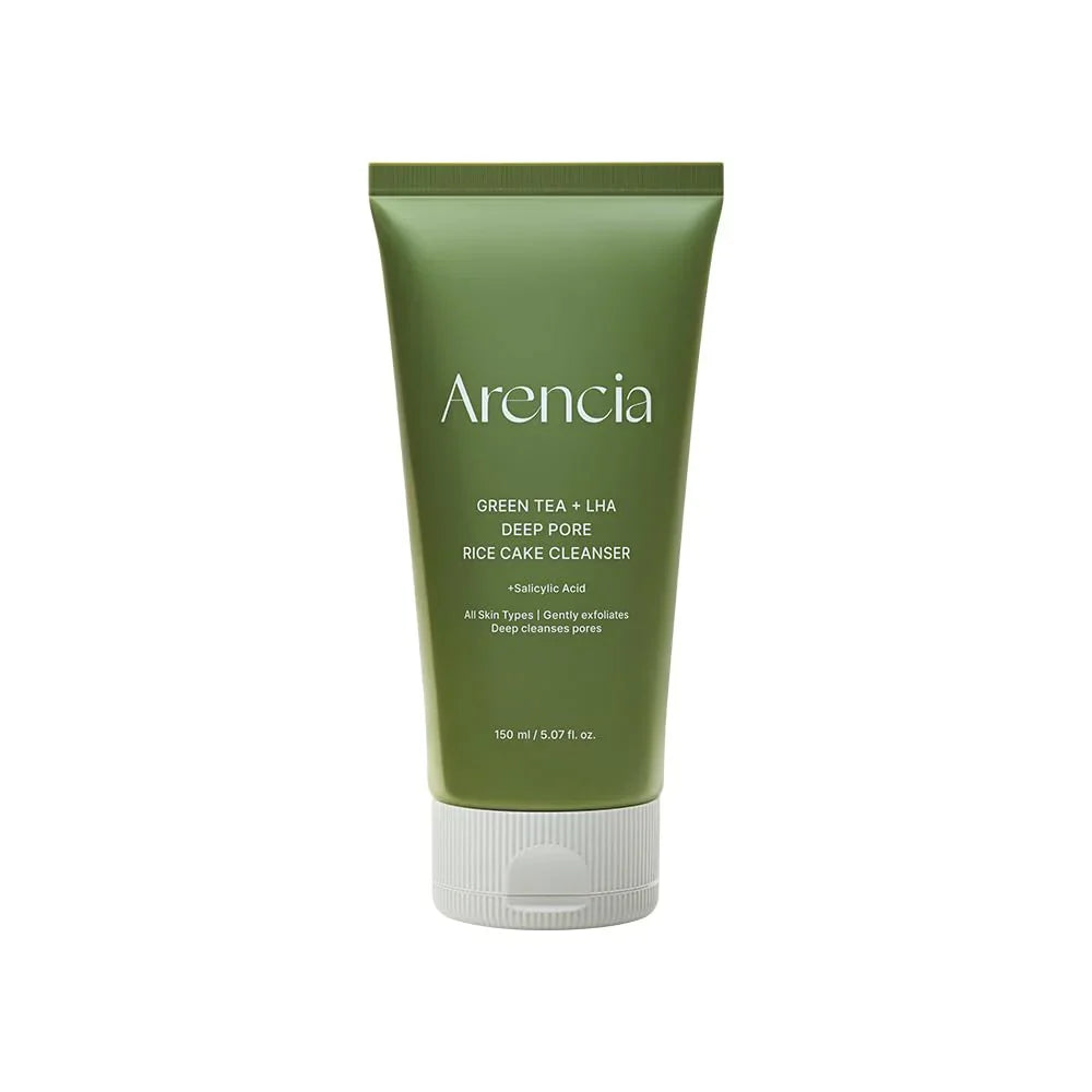 Arencia | Green Tea LHA Deep Pore Rice Cake Cleanser | 150G | Best Price in Pakistan original skincare product Pakistan Main image