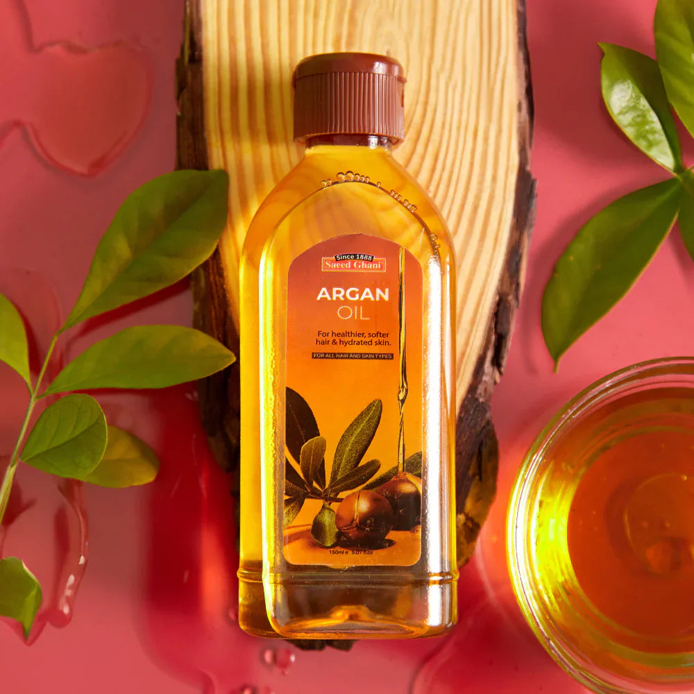 Saeed Ghani | Argan Extra Strength Hair Oil | Best Price in Pakistan original skincare product Pakistan