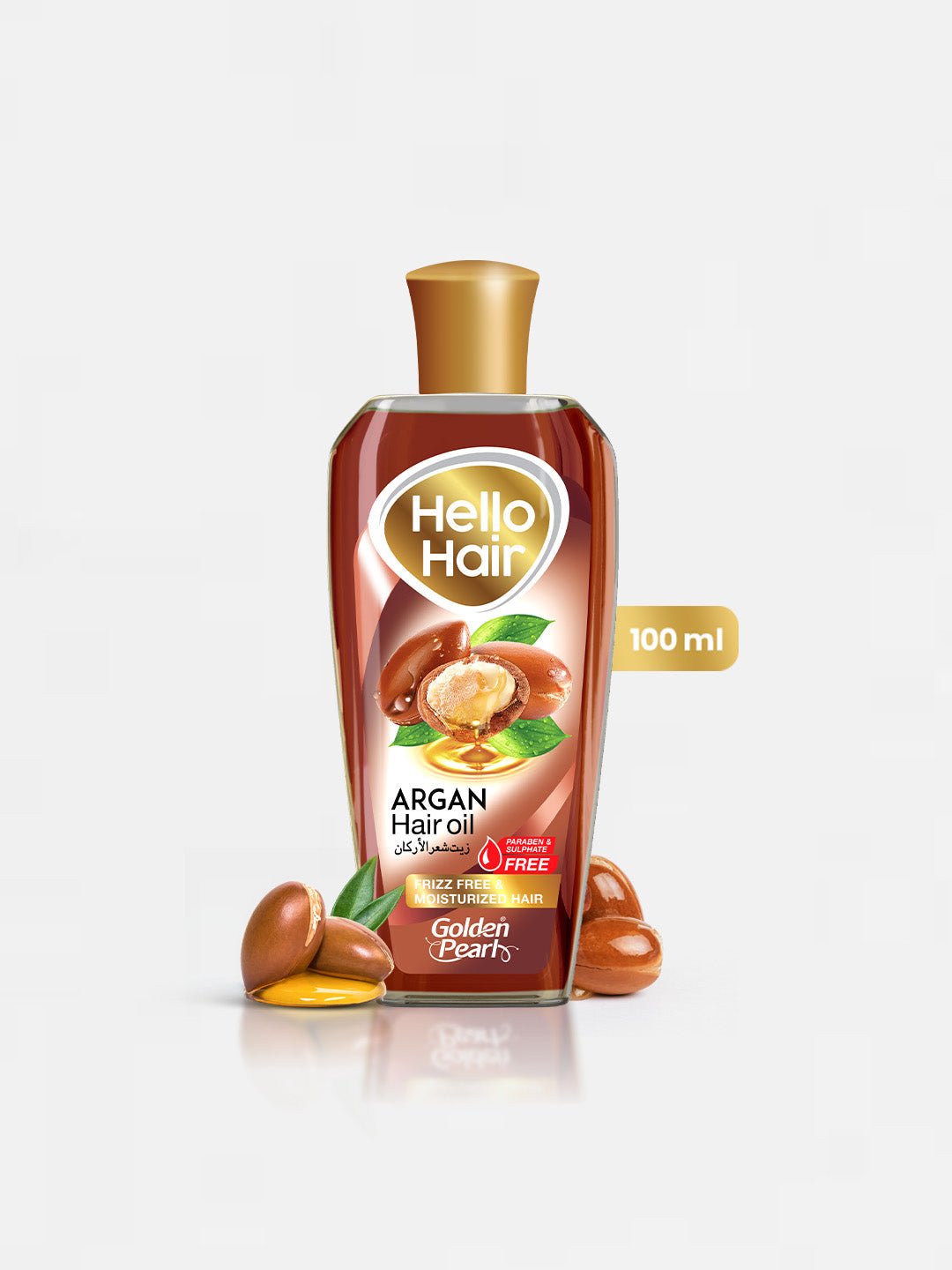 Golden Pearl Hello Hair Argan Hair Oil | 100ml | Best Price in Pakistan original skincare product Pakistan