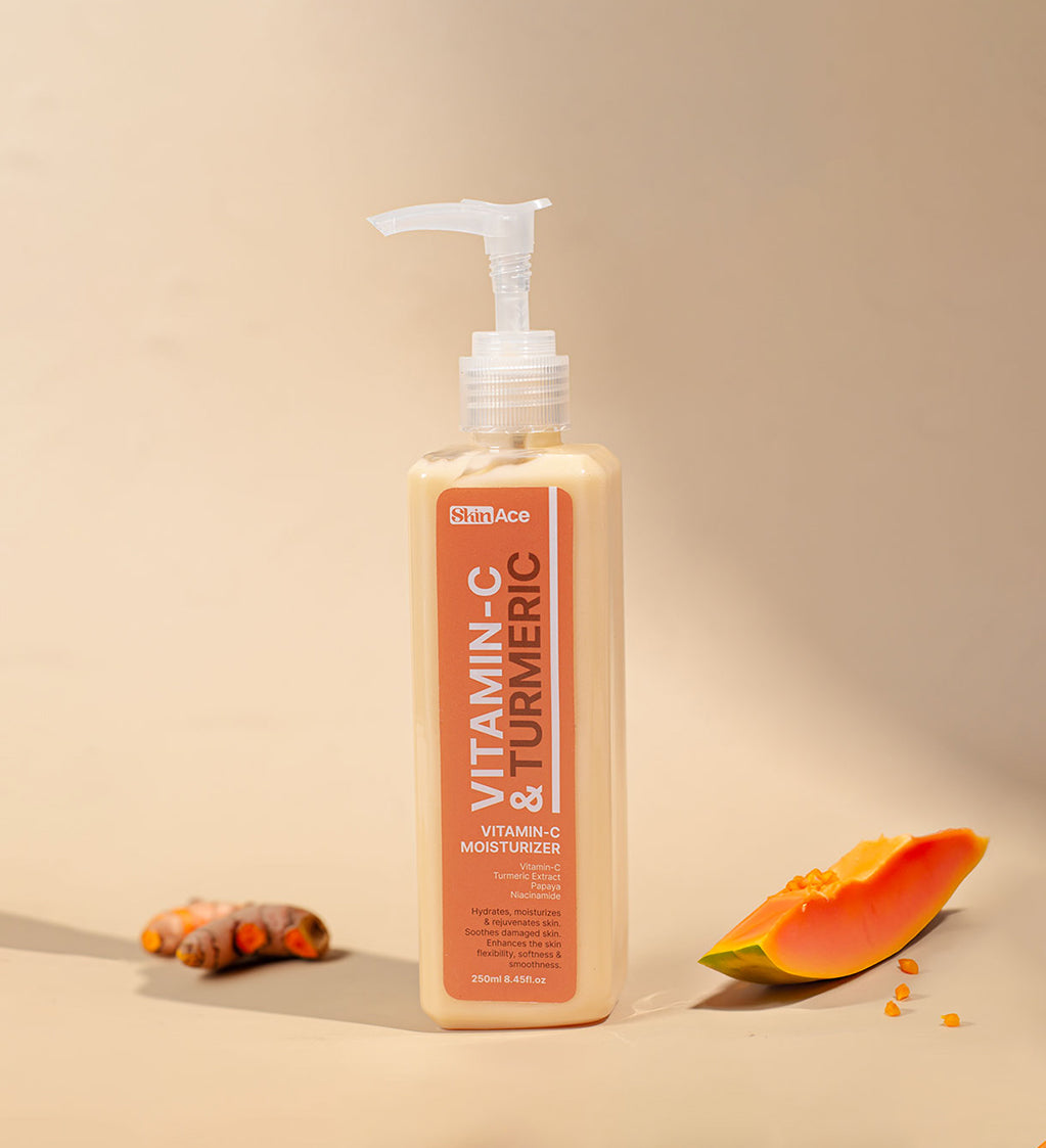 Skinace Vitamin C With Turmeric Moisturizer | 250ml | Best Price in Pakistan original skincare product Pakistan Main image