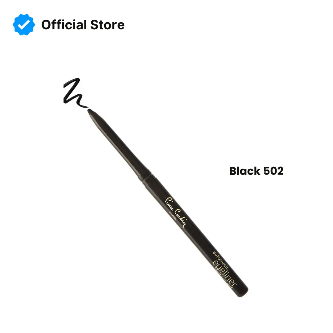 Pierre Cardin Automatic Waterproof Eyeliner Pencil | Black 502 | Best Price in Pakistan original skincare product Pakistan Main image