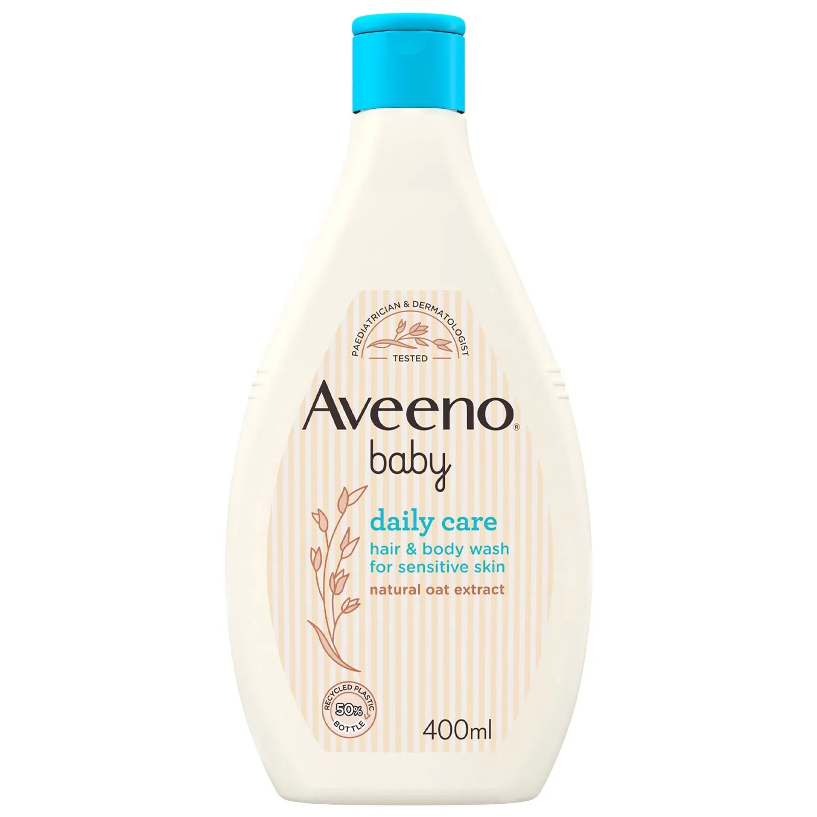 Aveeno Baby Daily Moisture Wash & Shampoo Natural Oat Extract 12Oz/400Ml | Best Price in Pakistan original skincare product Pakistan