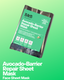 B&B Derma | Avocado-Barrier Repair Sheet Mask | Best Price in Pakistan original skincare product Pakistan