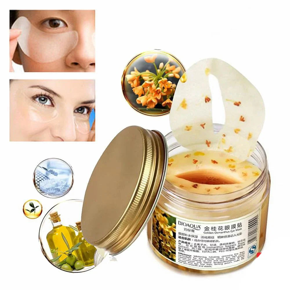 Bioaqua Eye Mask Golden Osmanthus 140G | Best Price in Pakistan original skincare product Pakistan