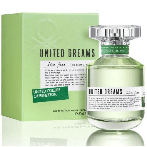 Benetton Live Free Women Edt 80Ml | Best Price in Pakistan original skincare product Pakistan Main image
