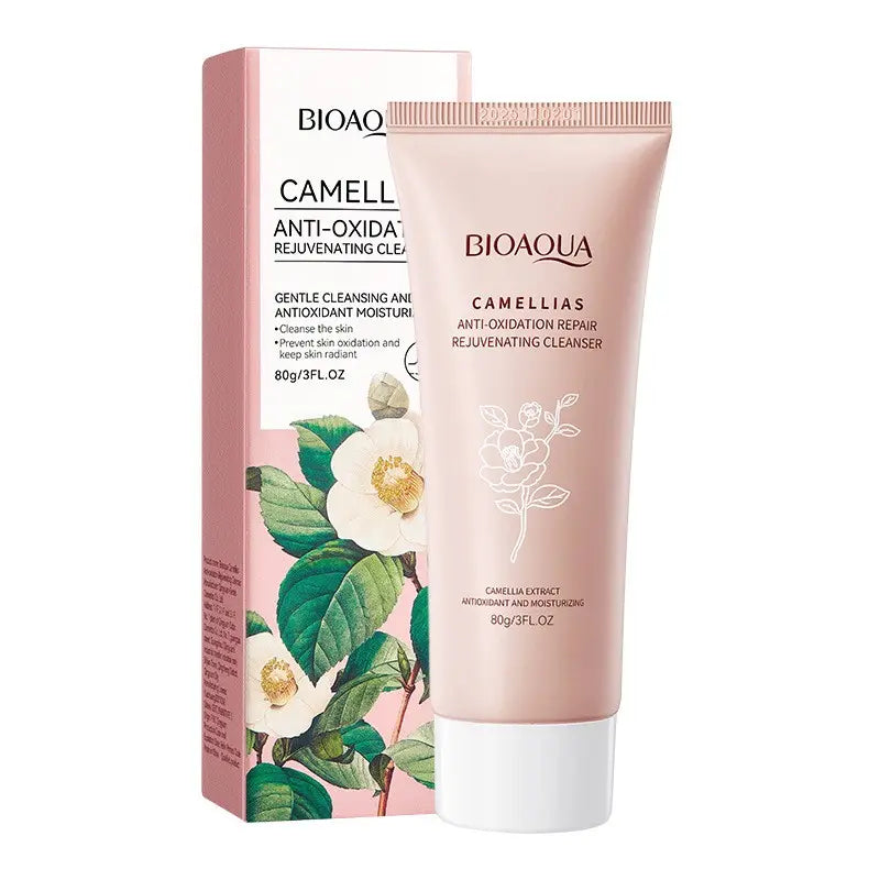 Bioaqua Camellias Anti-Oxidation Rejuvenating Cleanser 80G | Best Price in Pakistan original skincare product Pakistan