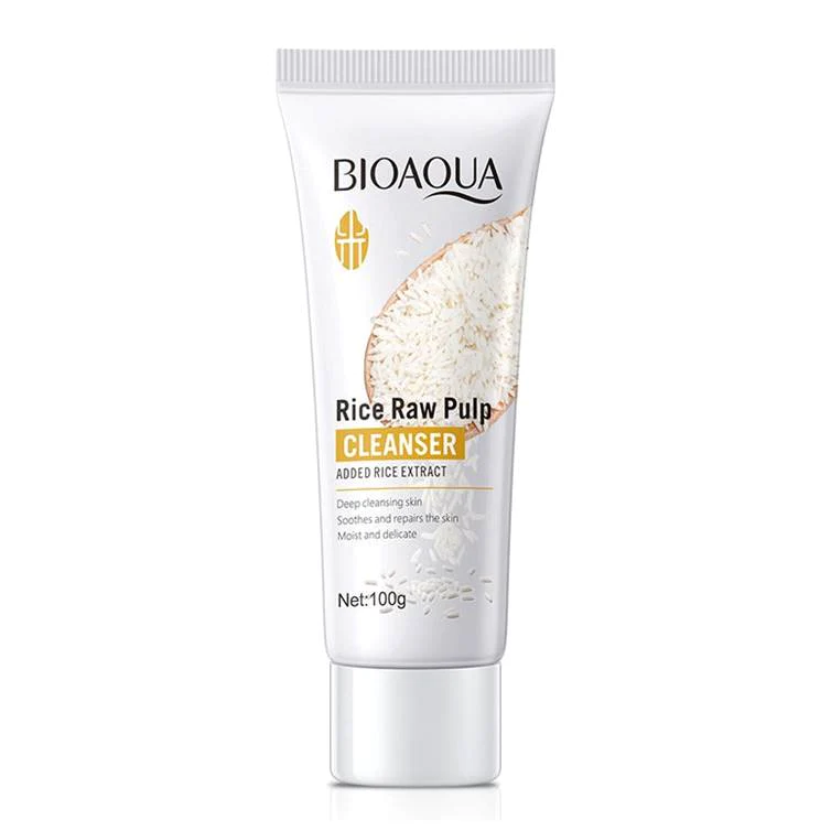 Bioaqua | Rice Raw Pulp Cleanser 100Gm | Best Price in Pakistan original skincare product Pakistan Main image