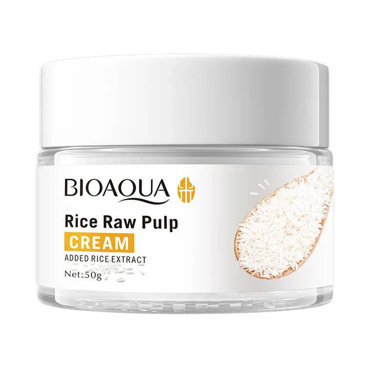 Bio Aqua | Rice Raw Pulp Facial Cream 50G | Best Price in Pakistan original skincare product Pakistan Main image