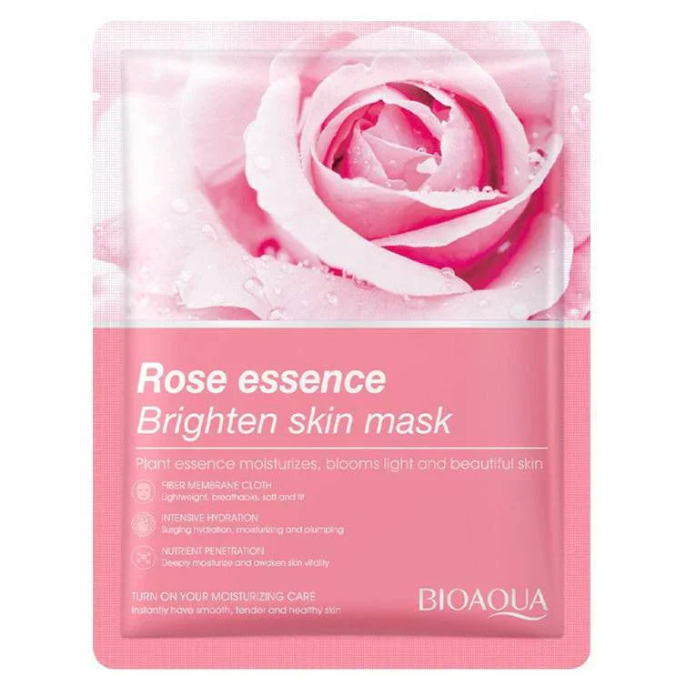 Bioaqua Rose Essence Brighten Skin Mask 25G | 1 PC | Best Price in Pakistan original skincare product Pakistan Main image