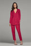 BLS | Bluma Lace And Viscose Pajama Set | Burgundy | Best Price in Pakistan original skincare product Pakistan