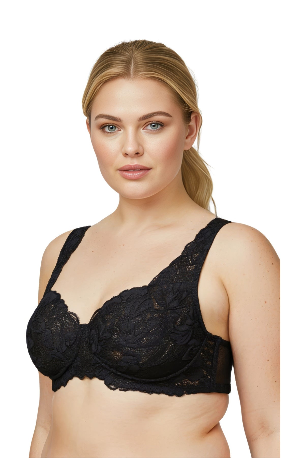 BLS | Dahlia Non Padded Bralette | Black | Best Price in Pakistan original skincare product Pakistan مرکزی تصویر