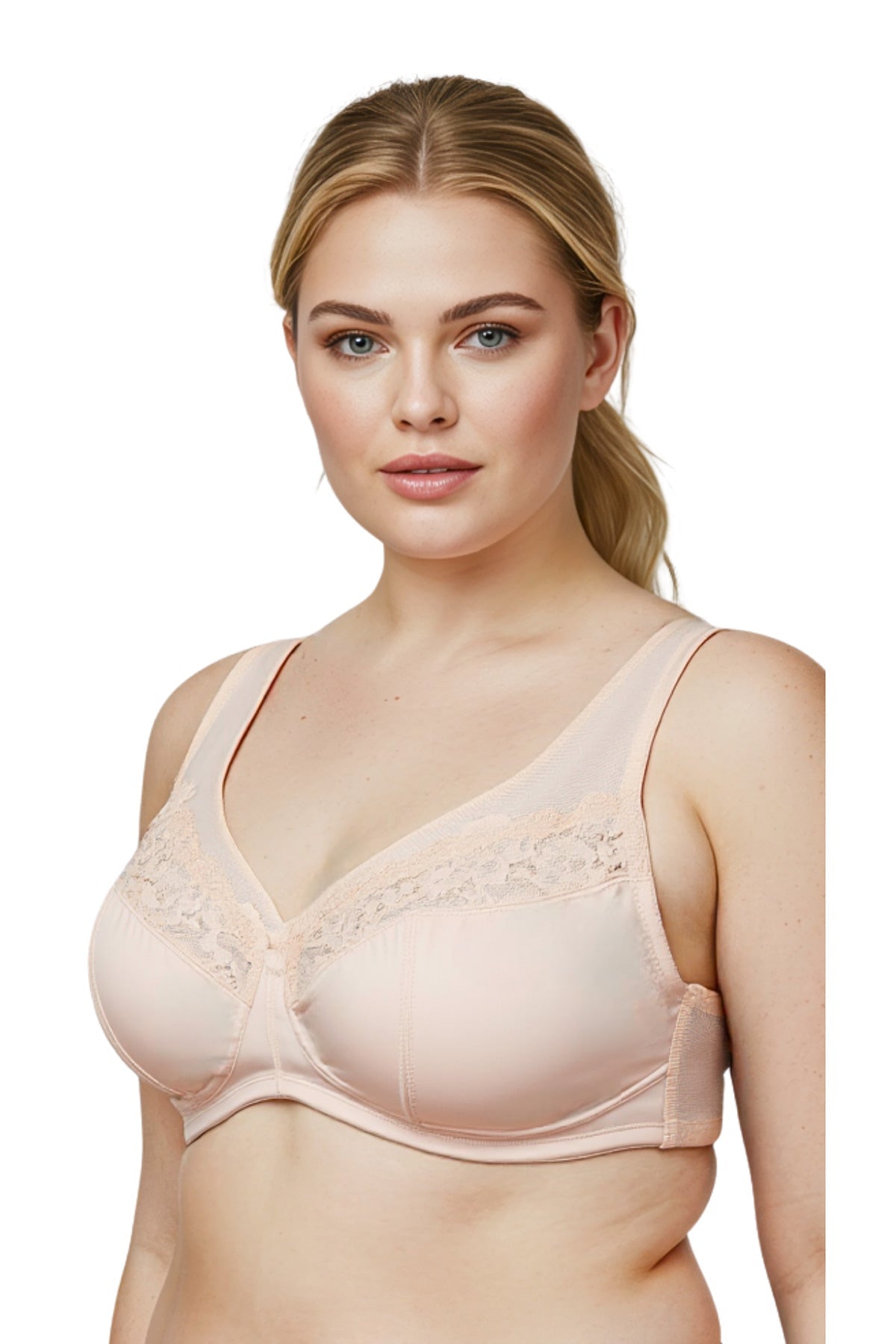 BLS | Daisy Non Padded Minimizer Bra | Beige | Best Price in Pakistan original skincare product Pakistan مرکزی تصویر