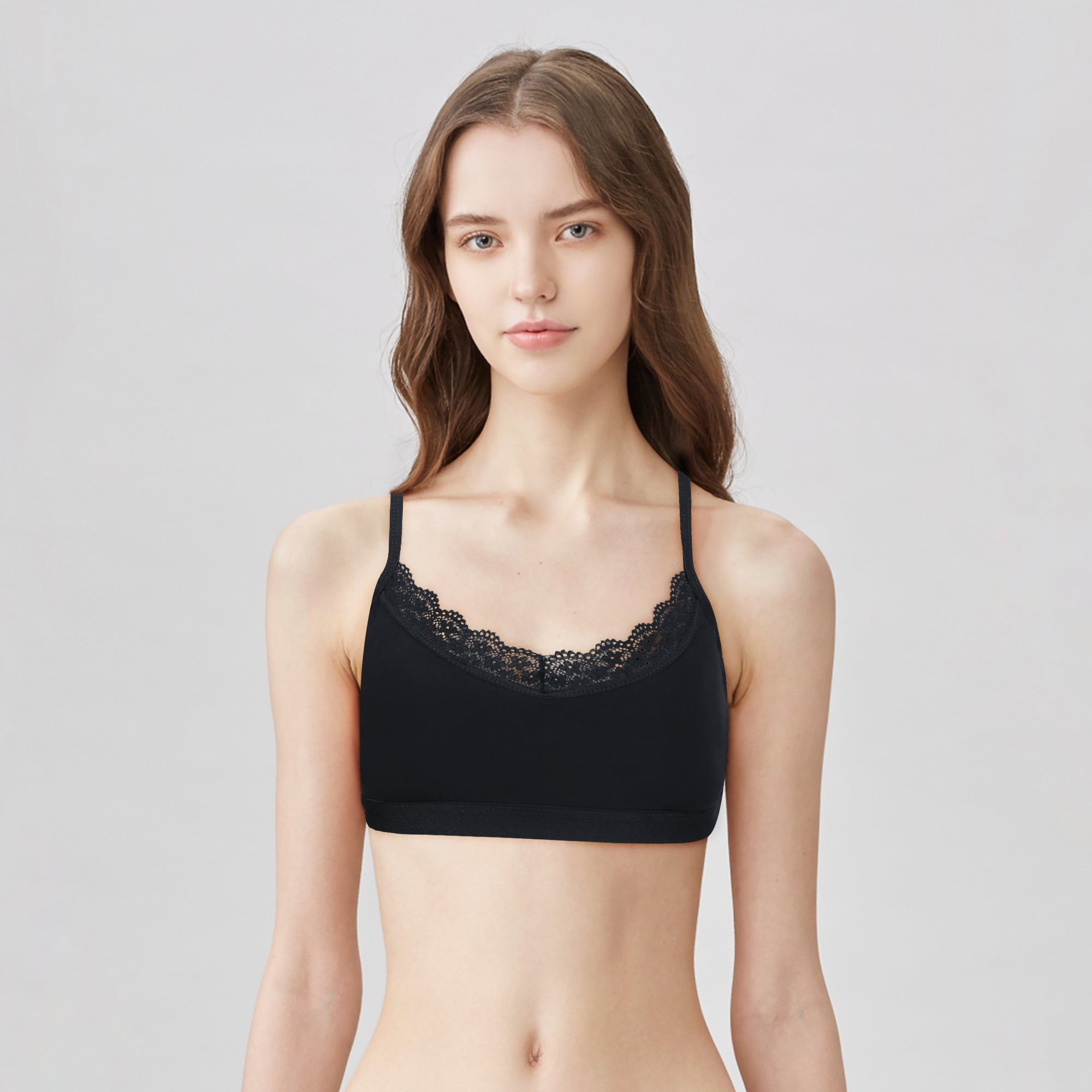 BLS | Zelia Padded Cotton Teen Bra | Black | Best Price in Pakistan original skincare product Pakistan