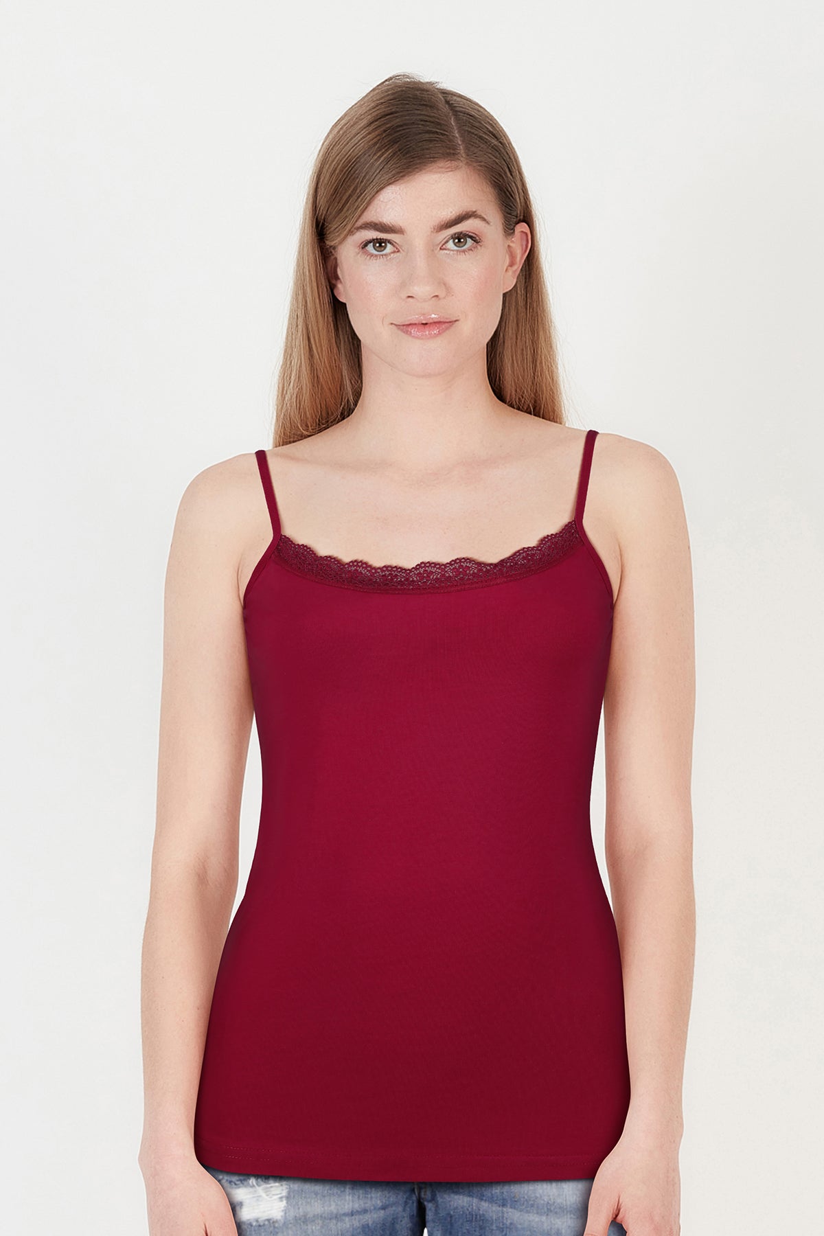 BLS | Zendaya Stretchable Cotton Camisole | Bordo | Best Price in Pakistan original skincare product Pakistan