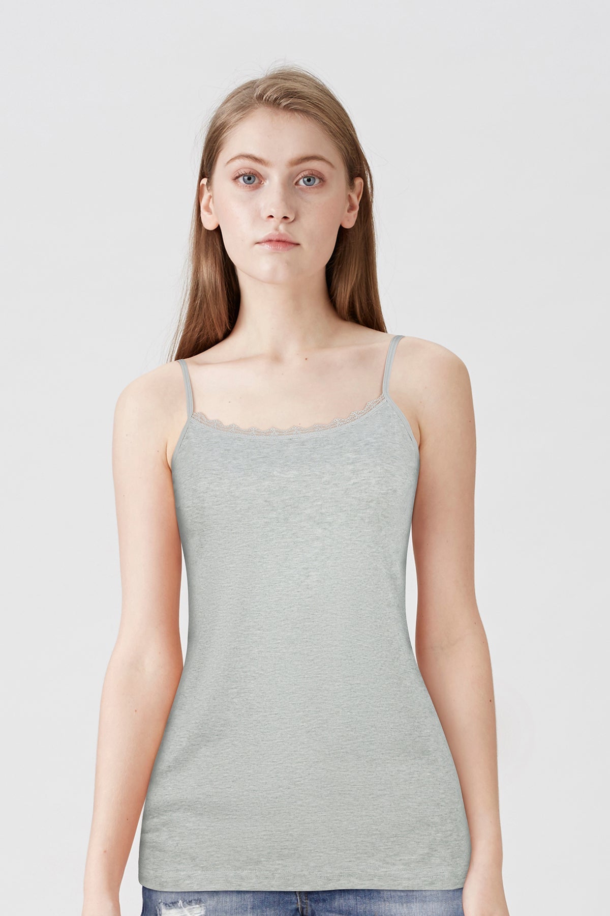 BLS | Zifa Stretchable Cotton Camisole | Grey | Best Price in Pakistan original skincare product Pakistan