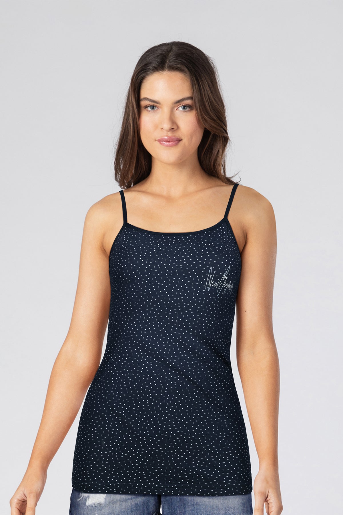 BLS | Zorana Stretchable Cotton Camisole | Black | Best Price in Pakistan original skincare product Pakistan مرکزی تصویر