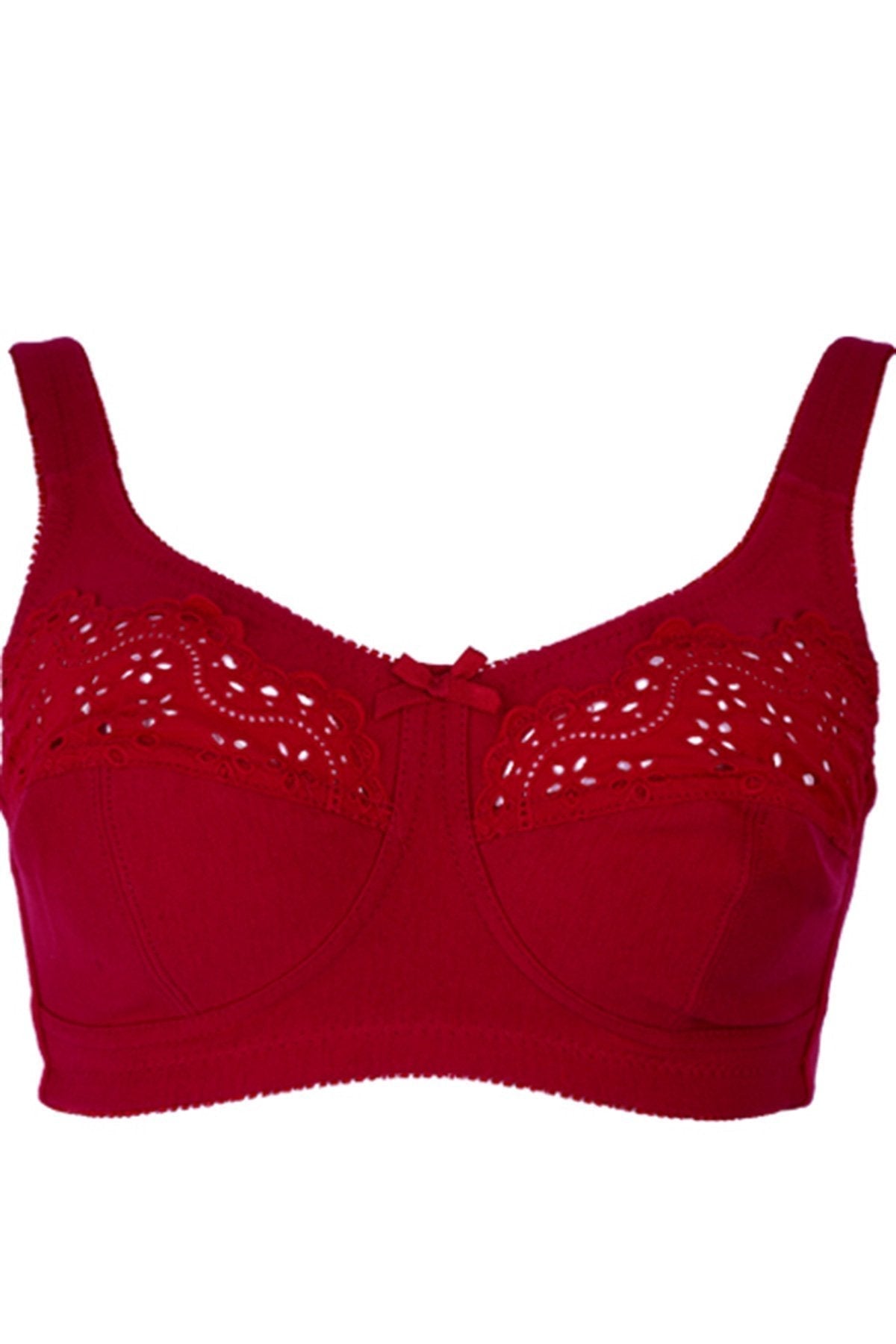 BLS | Clarise Non Wired And Non Padded Cotton Bra | Burgundy | Best Price in Pakistan original skincare product Pakistan مرکزی تصویر