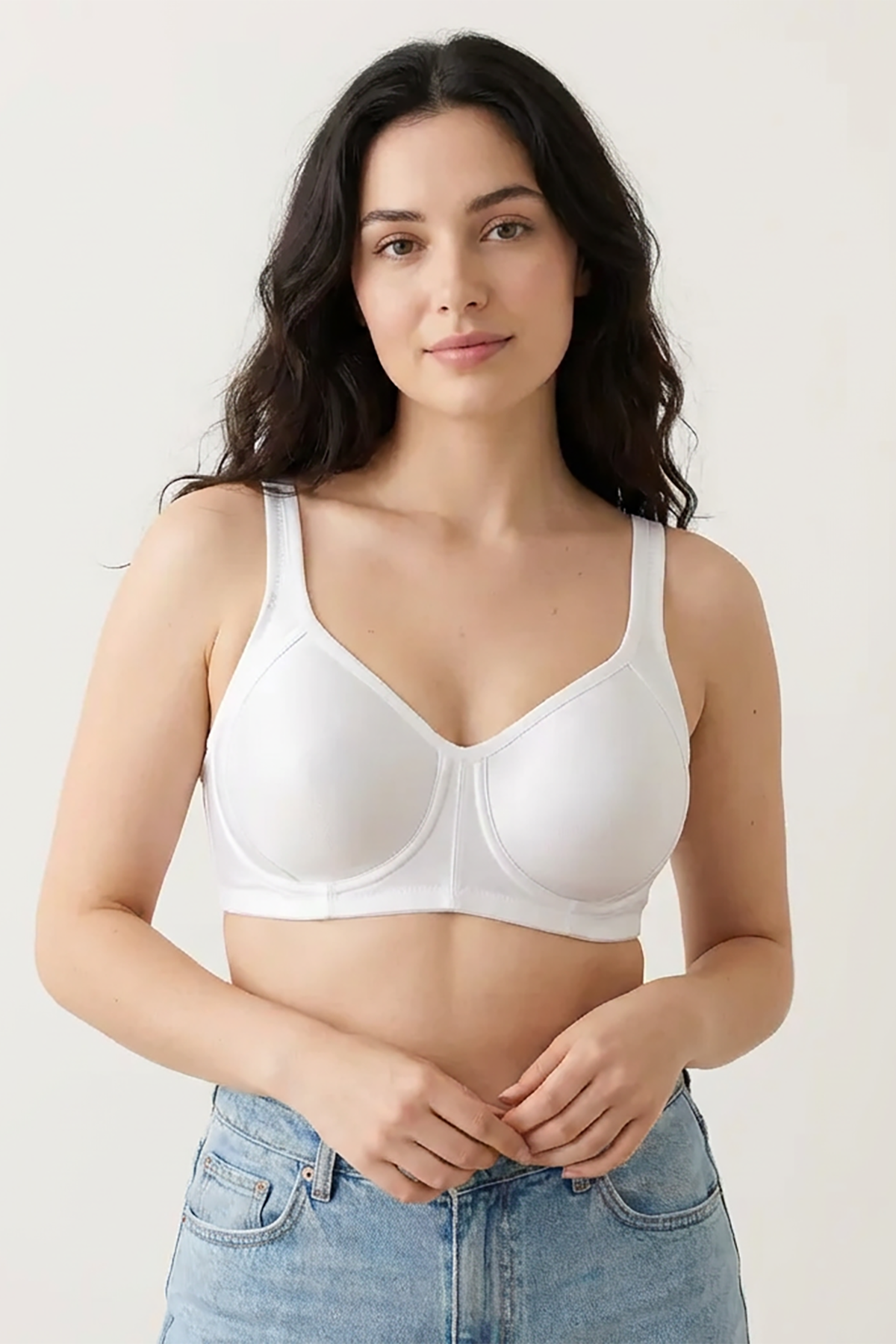 BLS | Calantha Non Wired And Non Padded Cotton Bra | White | Best Price in Pakistan original skincare product Pakistan مرکزی تصویر
