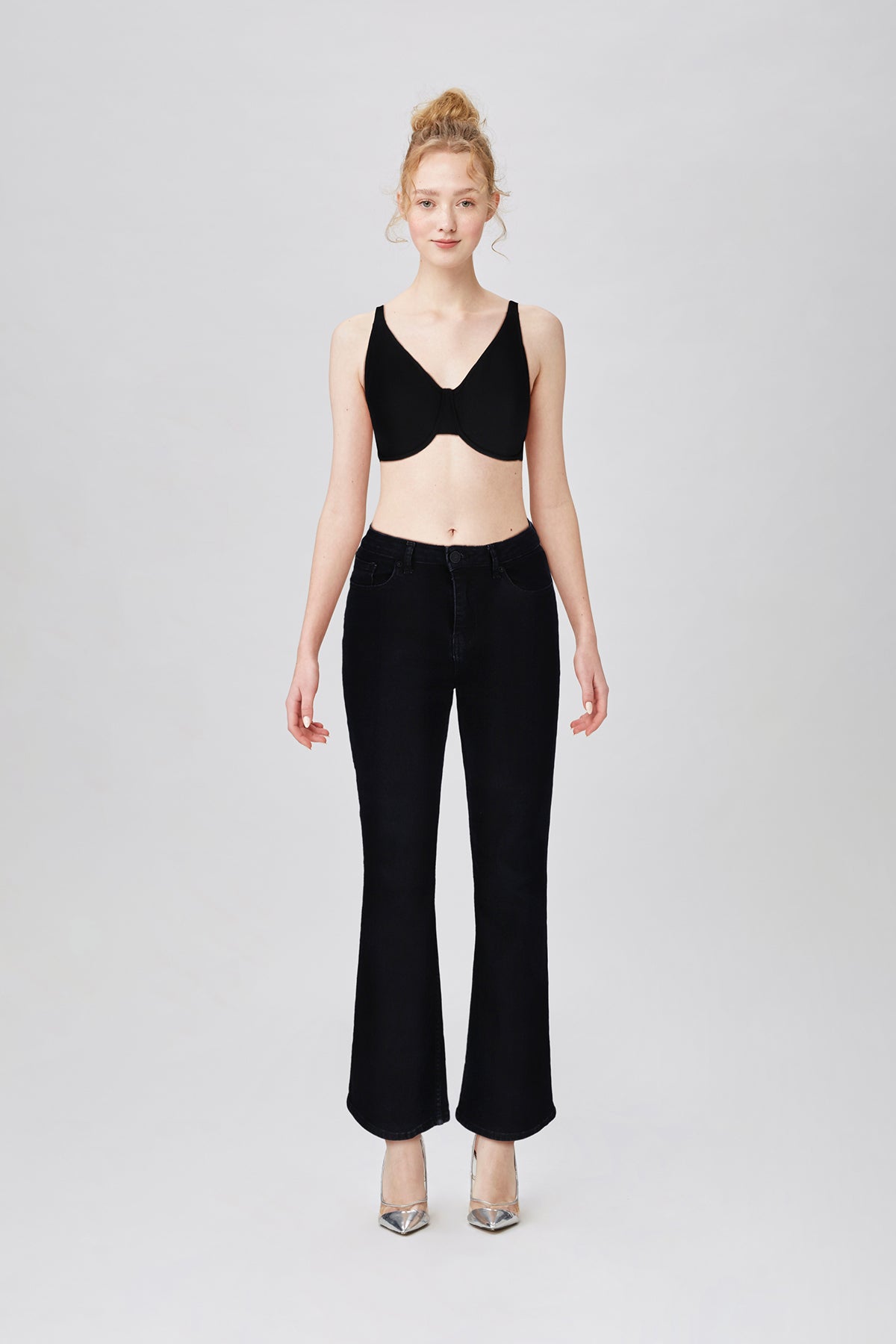 BLS | Camille Wired And Non Padded Cotton Bra | Black | Best Price in Pakistan original skincare product Pakistan مرکزی تصویر