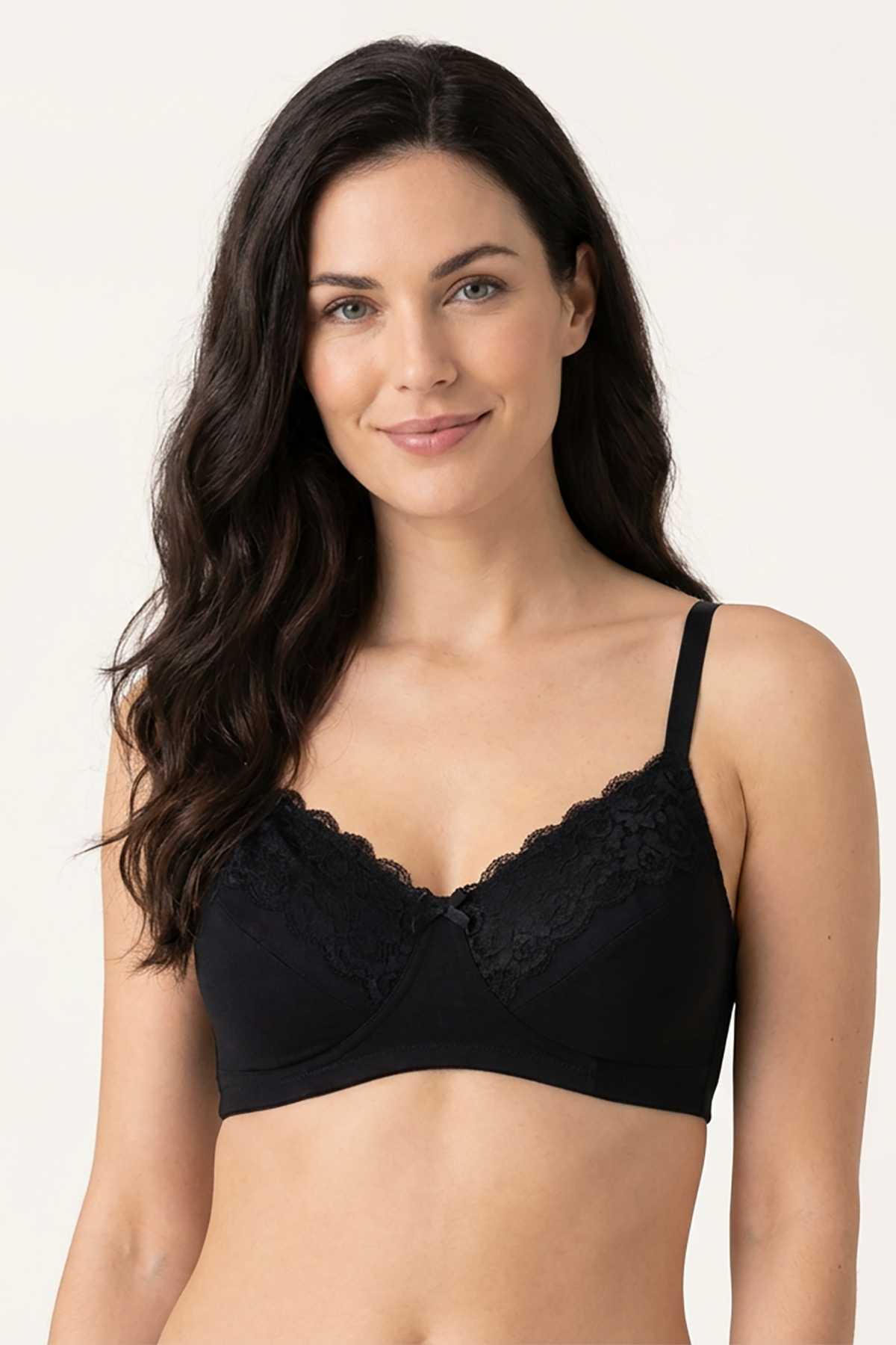 BLS | Caprina Non Wired And Non Padded Cotton Bra | Black Negro | Best Price in Pakistan original skincare product Pakistan