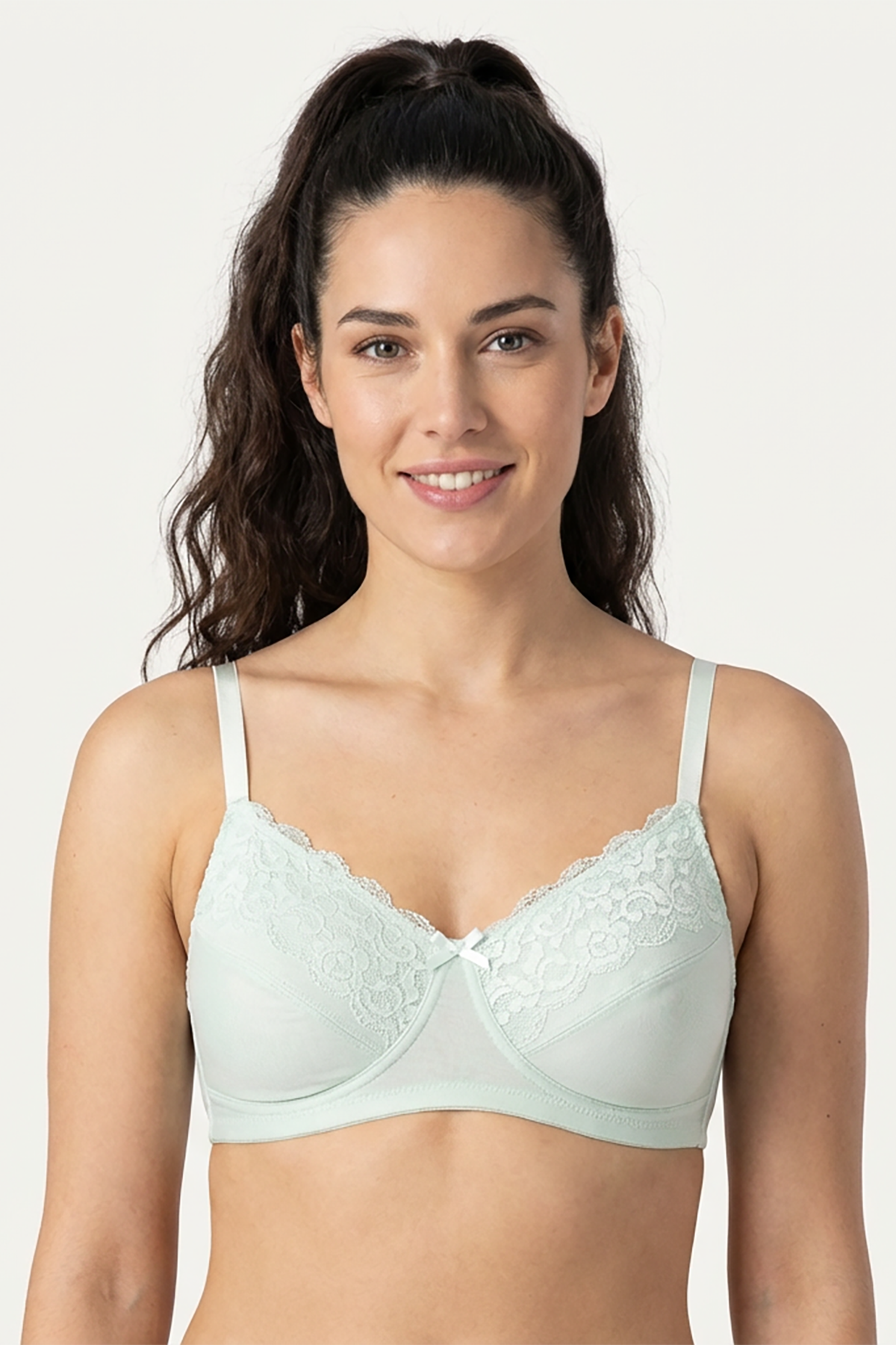 BLS | Caprina Non Wired And Non Padded Cotton Bra | Mint | Best Price in Pakistan original skincare product Pakistan مرکزی تصویر