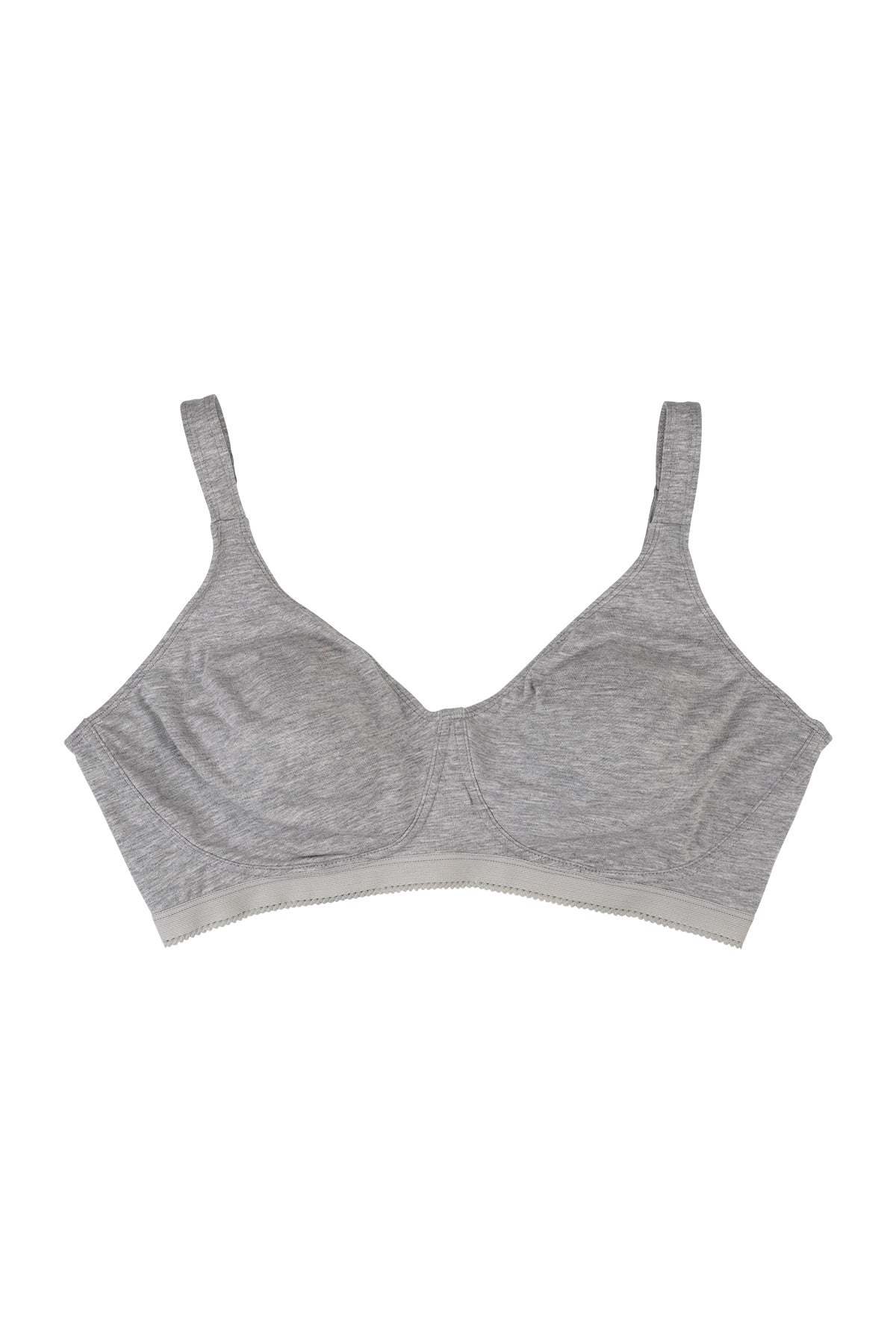 BLS | Carole Non Wired And Non Padded Cotton Bra | Gray Melange | Best Price in Pakistan original skincare product Pakistan مرکزی تصویر