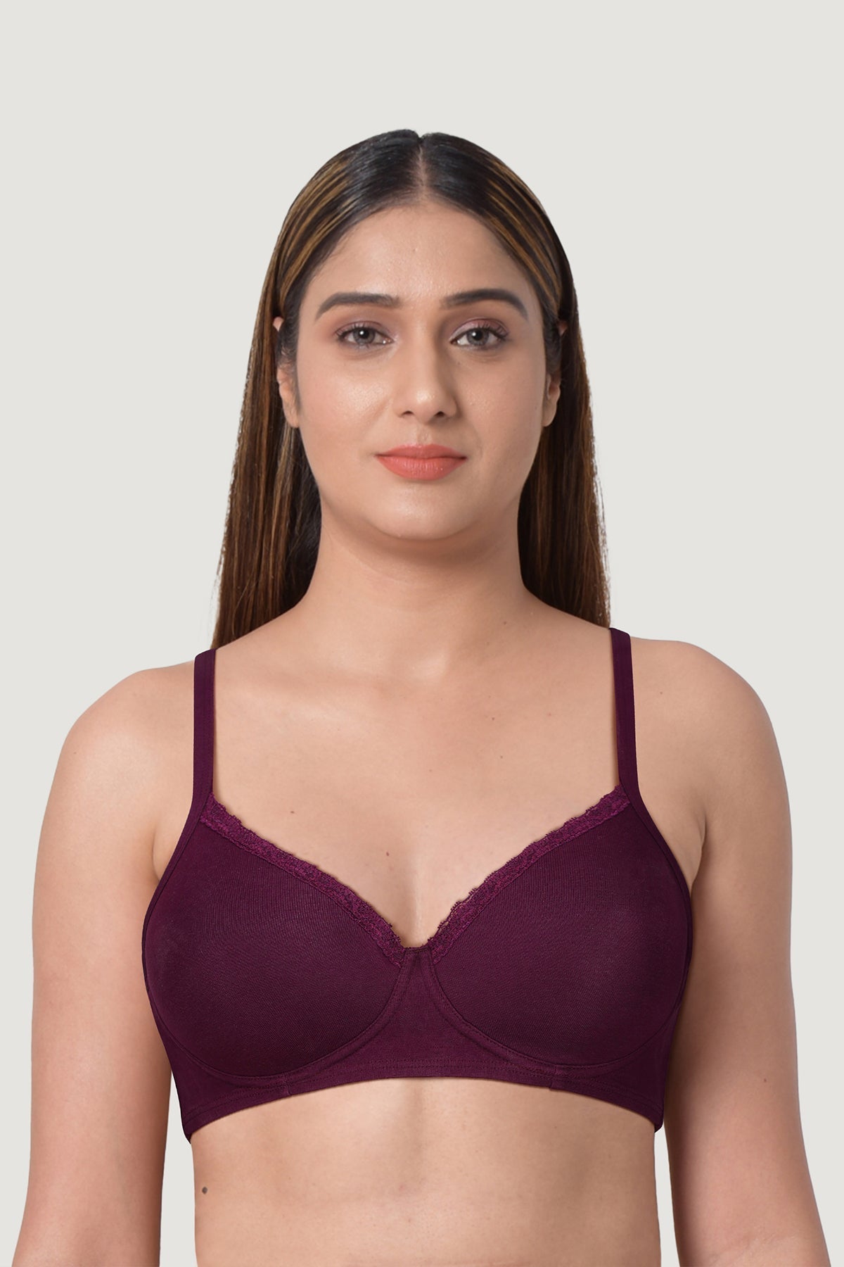 BLS | Colma Non Wired And Padded Cotton Bra | Patent Purple | Best Price in Pakistan original skincare product Pakistan