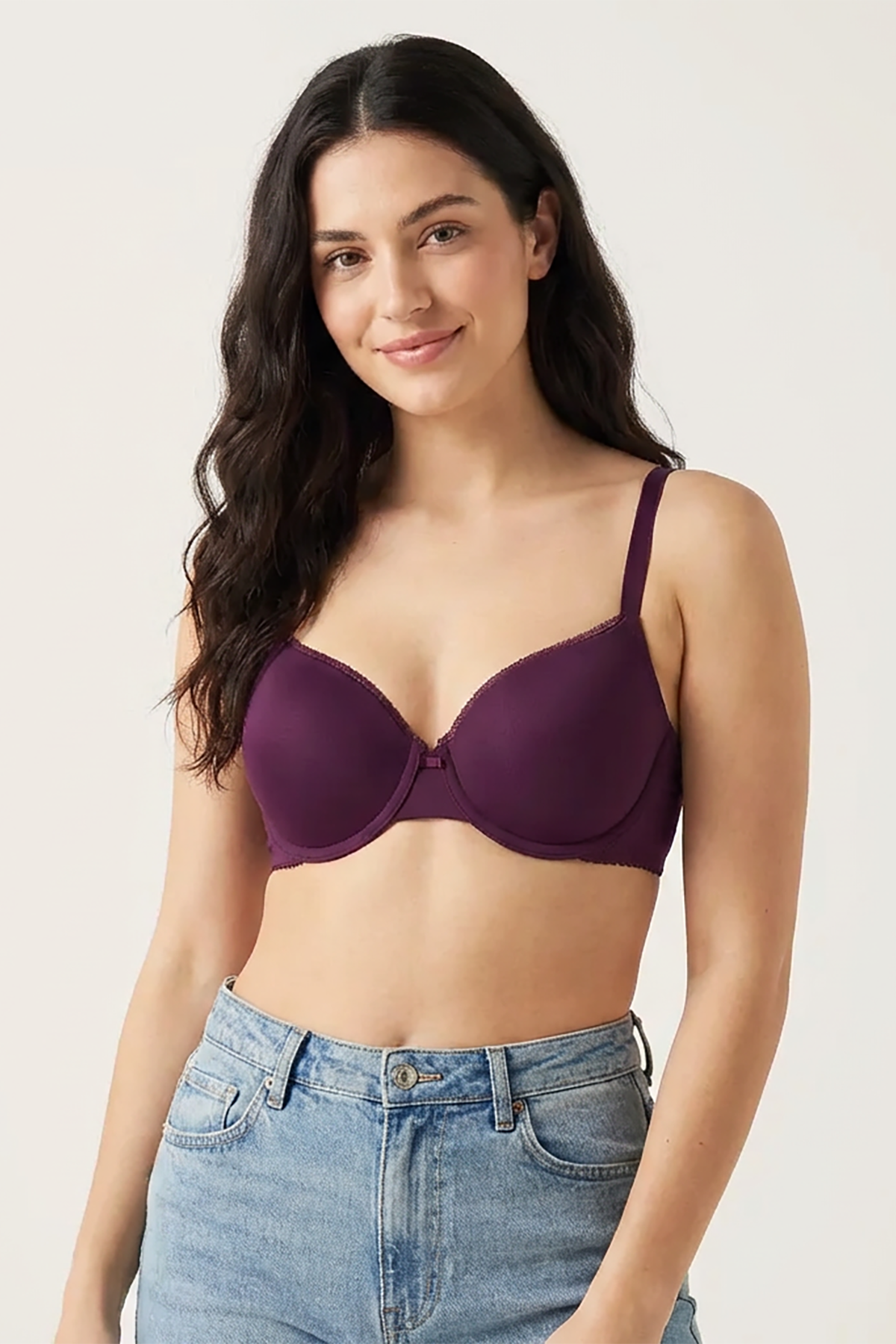 BLS | Colo Wired And Padded Cotton Bra | Patent Purple | Best Price in Pakistan original skincare product Pakistan مرکزی تصویر