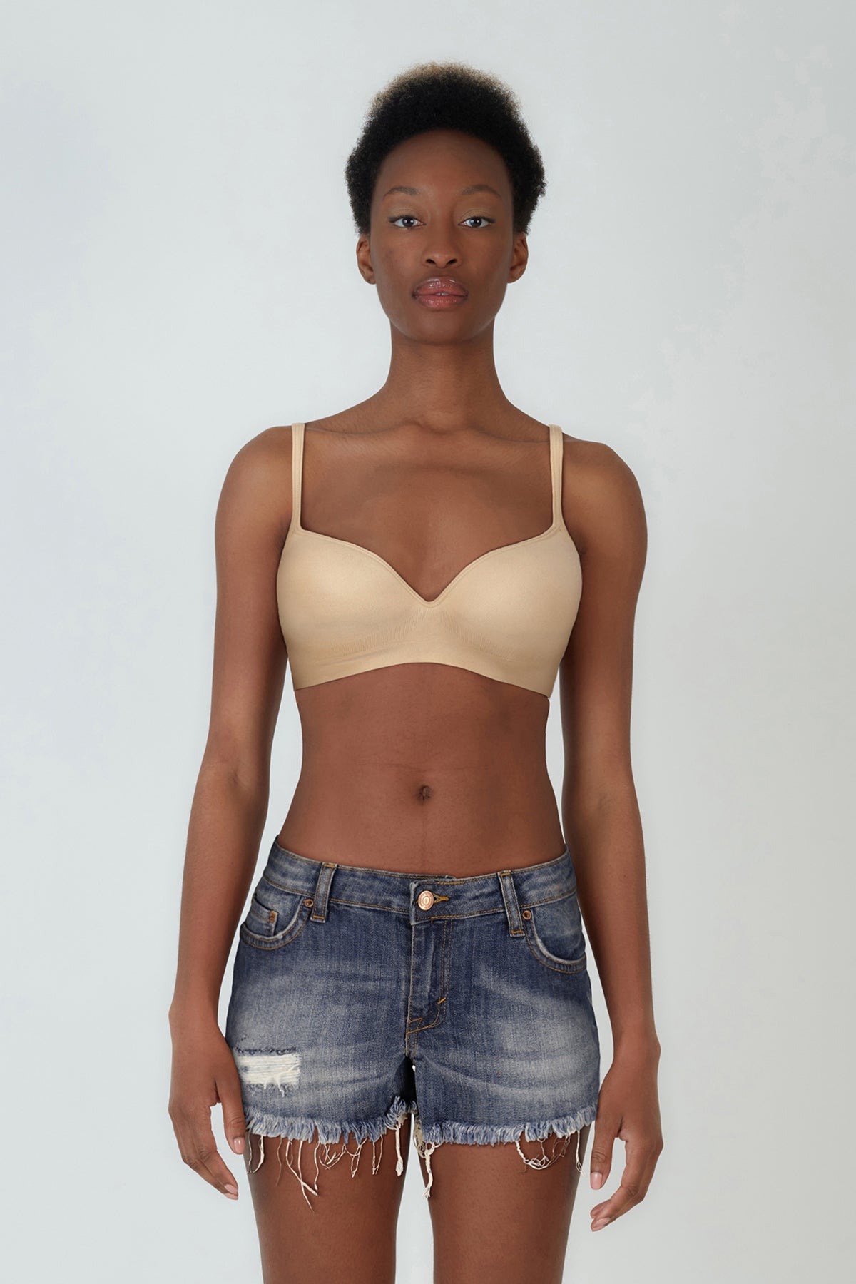 BLS | Filomena Non Wired And Padded Bra | Beige | Best Price in Pakistan original skincare product Pakistan Main image