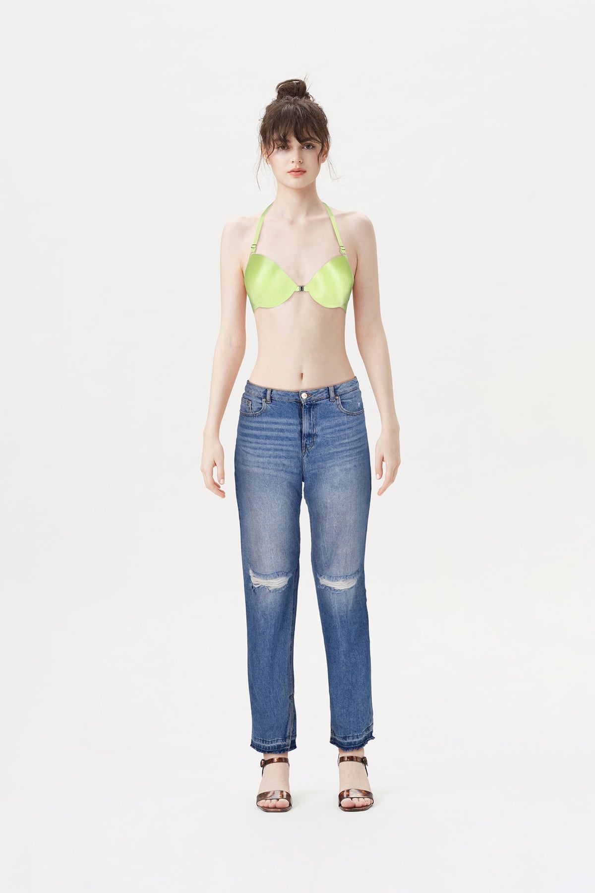BLS | Frida Wired And Pushup Bra | Green | Best Price in Pakistan original skincare product Pakistan