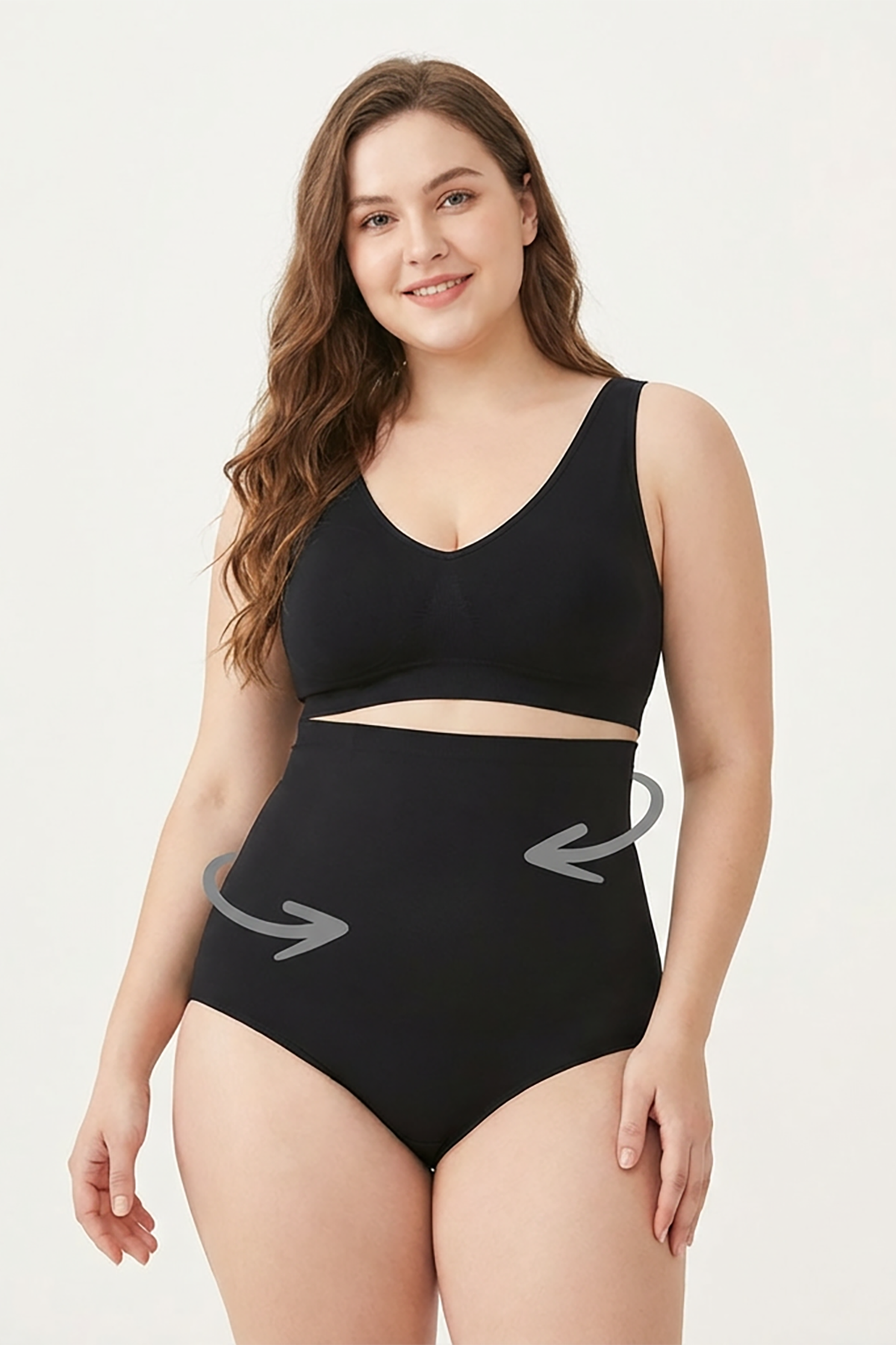 BLS | Opaque Fit Tummy Control Midwaist Shapewear | Black | Best Price in Pakistan original skincare product Pakistan