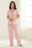 BLS | Pajama set |  Short sleeves with long pants | Pink | Best Price in Pakistan original skincare product Pakistan