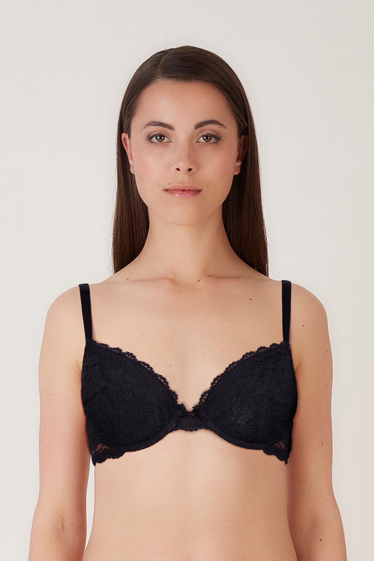 BLS | Passion Wired And Pushup Lace Bra | Black | Best Price in Pakistan original skincare product Pakistan مرکزی تصویر