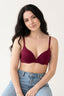 BLS | Paza Wired And Padded Cotton Bra | Burgundy | Best Price in Pakistan original skincare product Pakistan