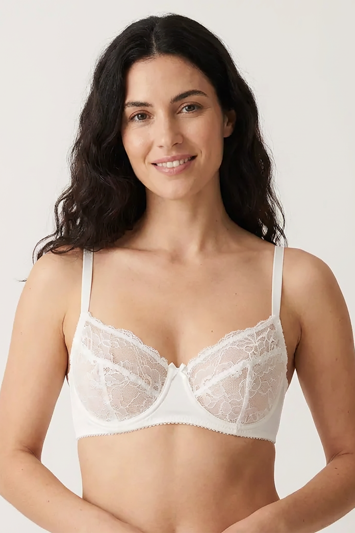 BLS | Petunia Non Padded And Wired Lace Bra | White | Best Price in Pakistan original skincare product Pakistan مرکزی تصویر
