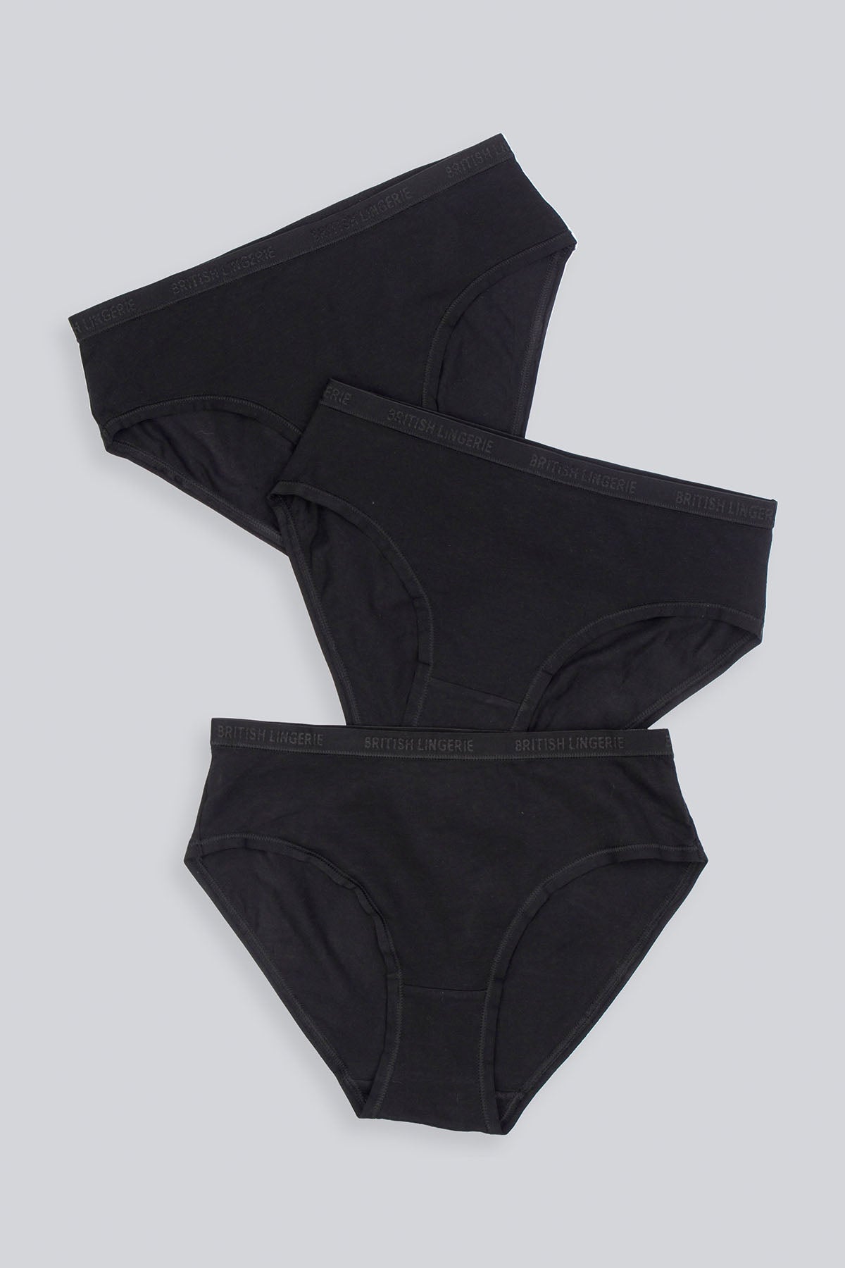 BLS | Pamela Cotton Panty | Black | Pack Of 3 | Best Price in Pakistan original skincare product Pakistan مرکزی تصویر