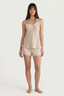 BLS | Satin Shorts Set | Misty Beige | Best Price in Pakistan original skincare product Pakistan