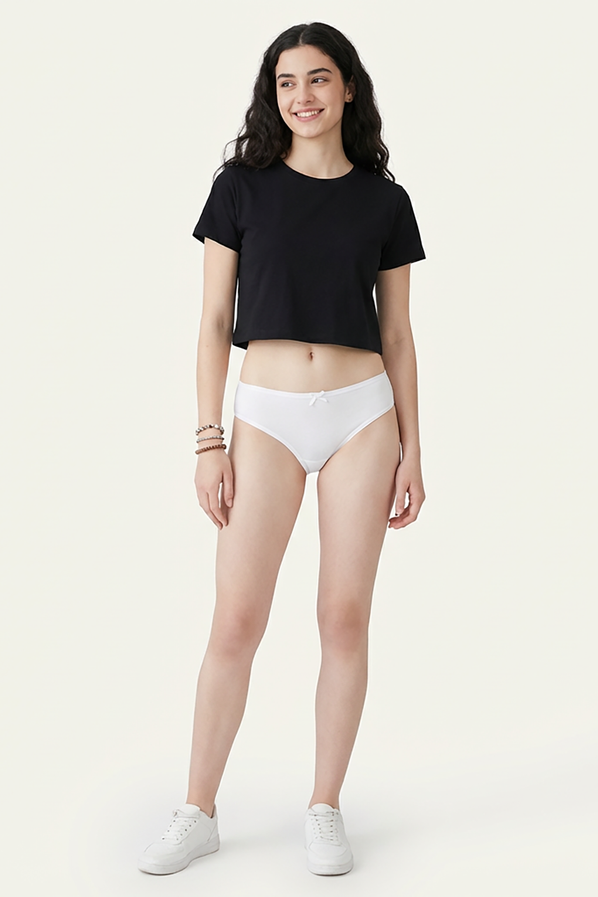 BLS | Zusa Cotton Teen Panty | White | Best Price in Pakistan original skincare product Pakistan مرکزی تصویر