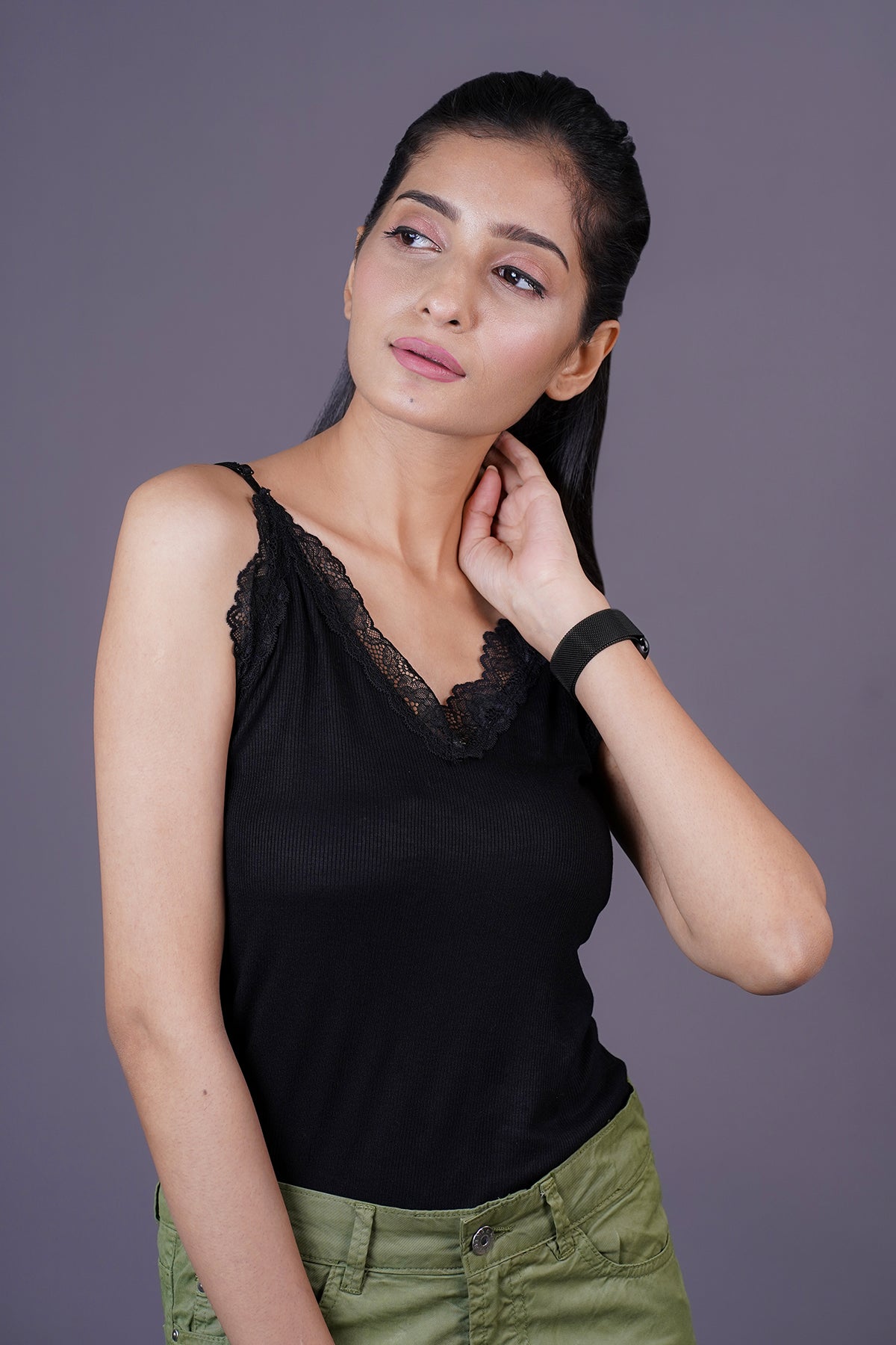 BLS | Ayleen Lace Camisole | Black | Best Price in Pakistan original skincare product Pakistan