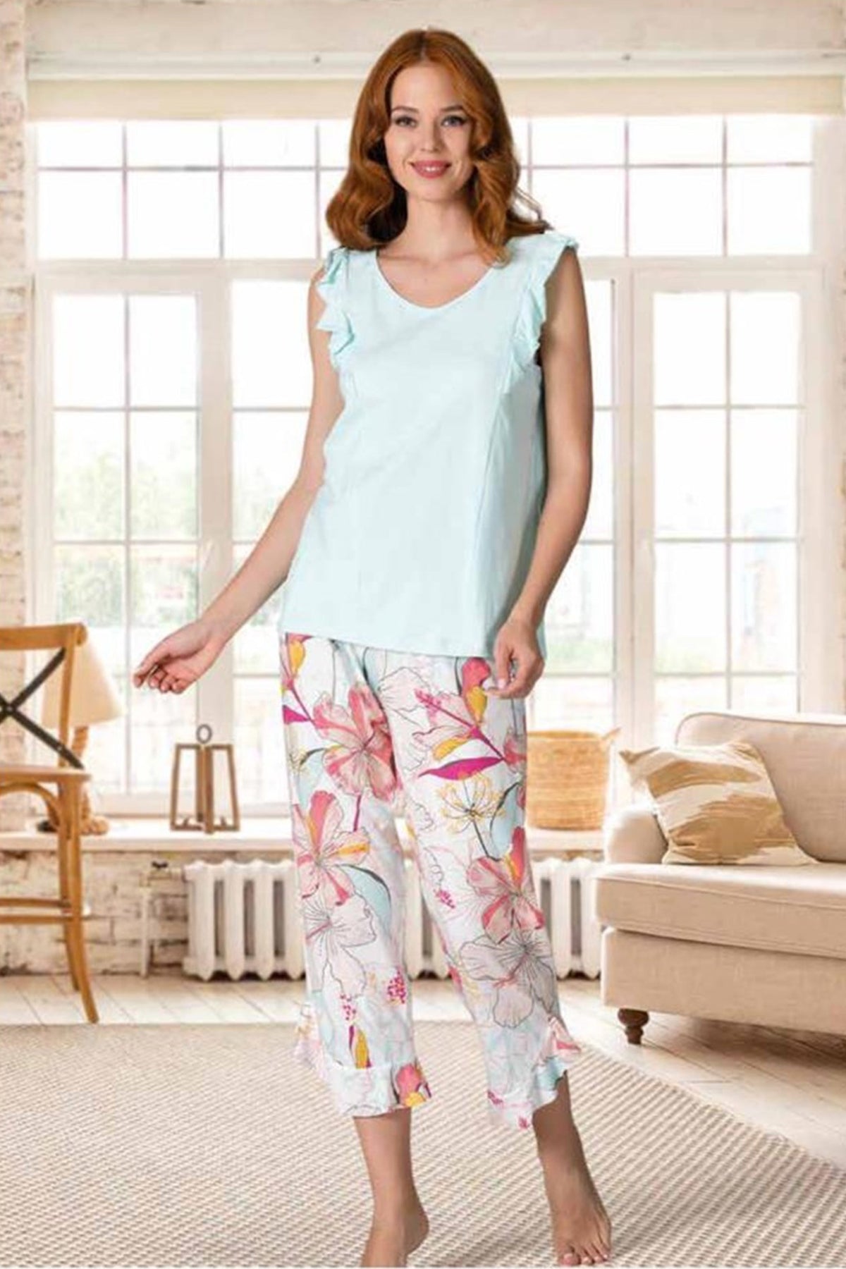 BLS | Sevinc Cotton Pajama Sets | Best Price in Pakistan original skincare product Pakistan مرکزی تصویر