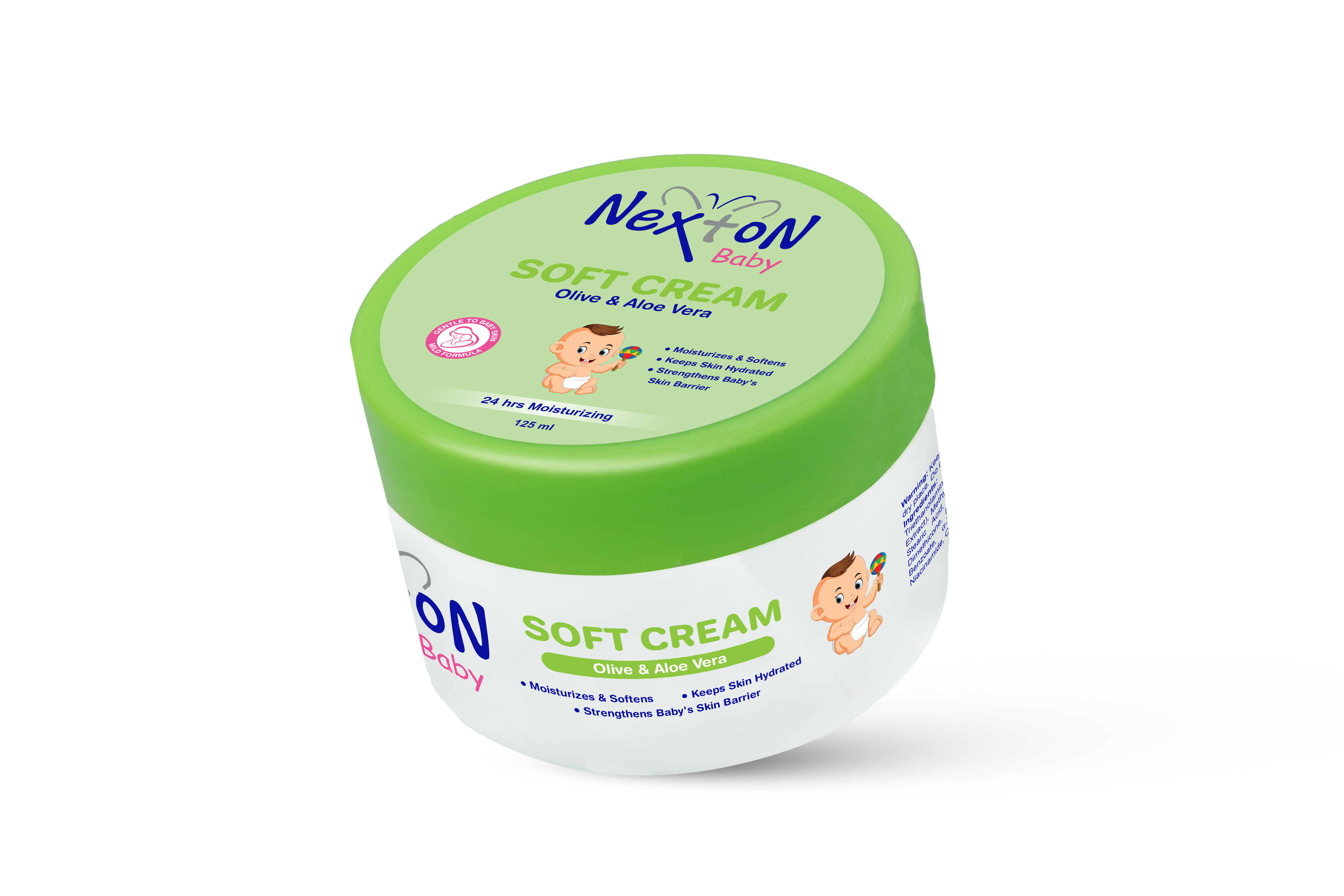 Nexton Baby Soft Cream Olive And Alovera | Best Price in Pakistan original skincare product Pakistan مرکزی تصویر