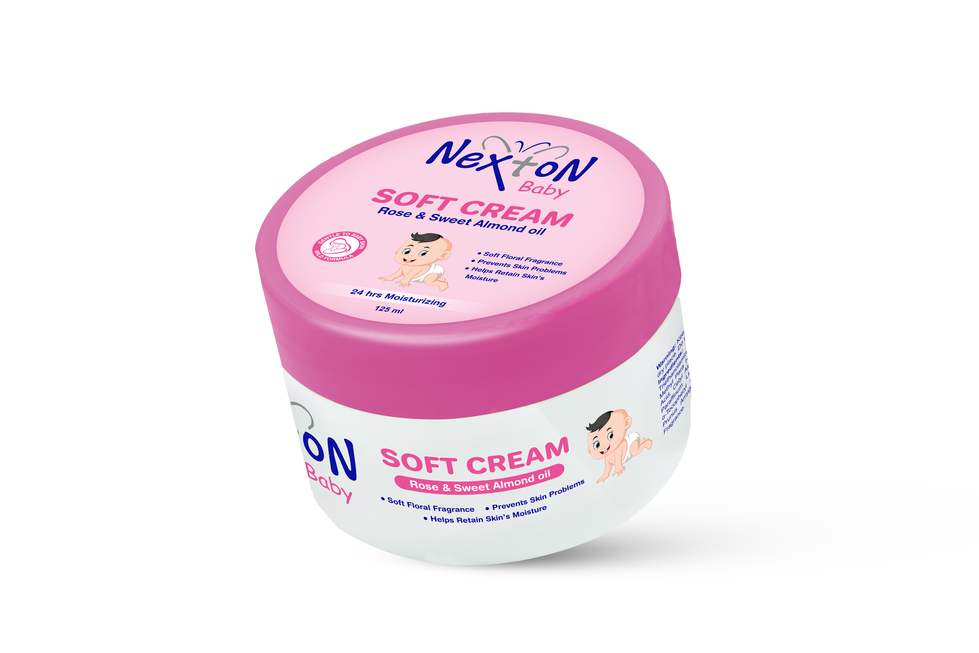 Nexton Baby Soft Cream Rose And Sweet Almond Oil | Best Price in Pakistan original skincare product Pakistan