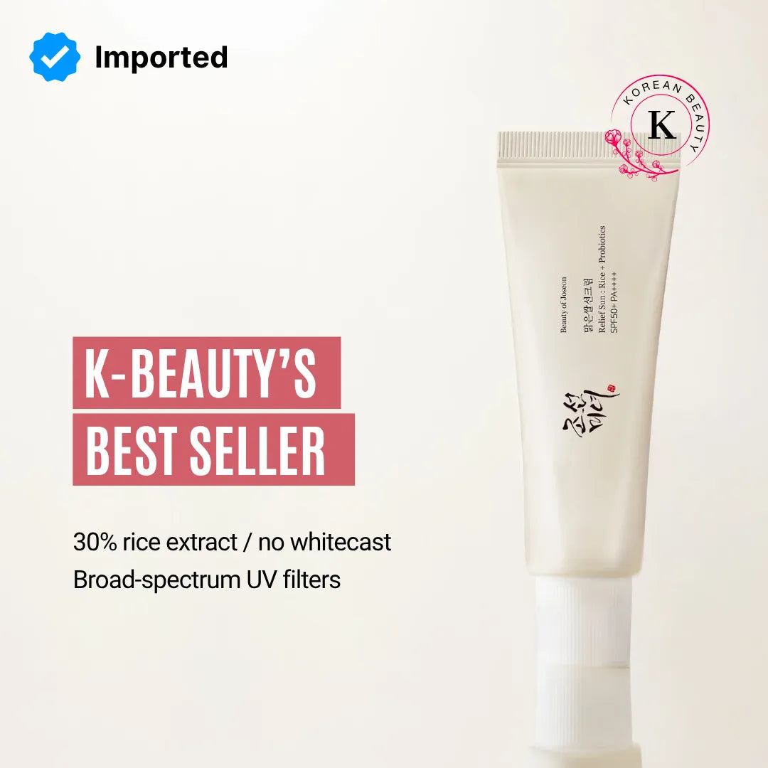 Beauty Of Joseon Relief Sun : Rice + Probiotics (Spf50+ Pa++++) | 50ml | Best Price in Pakistan original skincare product Pakistan