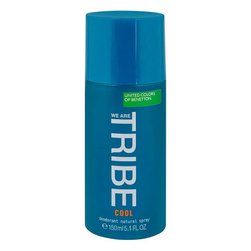 Benetton We Are Tribe Cool Deo Spray 150Ml | Best Price in Pakistan original skincare product Pakistan مرکزی تصویر