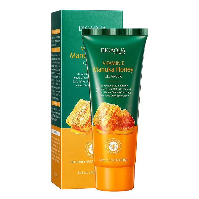 Bio Aqua Vitamin E Manuka Honey Cleanser 100G | Best Price in Pakistan original skincare product Pakistan Main image