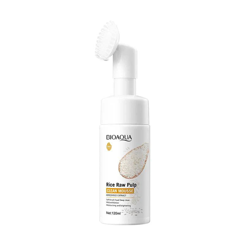 Bio Aqua Rice Raw Pulp Clean Mousse 120Ml | Best Price in Pakistan original skincare product Pakistan Main image